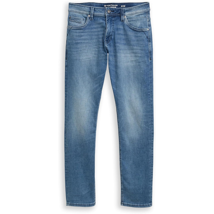 Чоловічі джинси Tom Tailor TTJOSH Regular Slim, колір Mid Stone Blue Denim (30W / 32L)