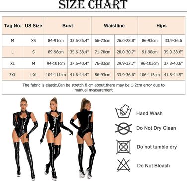 Комбінезон SEAUR для жінок, облягаючий, еластичний, з ефектом мокрого блиску, з штучної шкіри, для вечірок, костюм кота, піжама, чорний, розмір 38-40