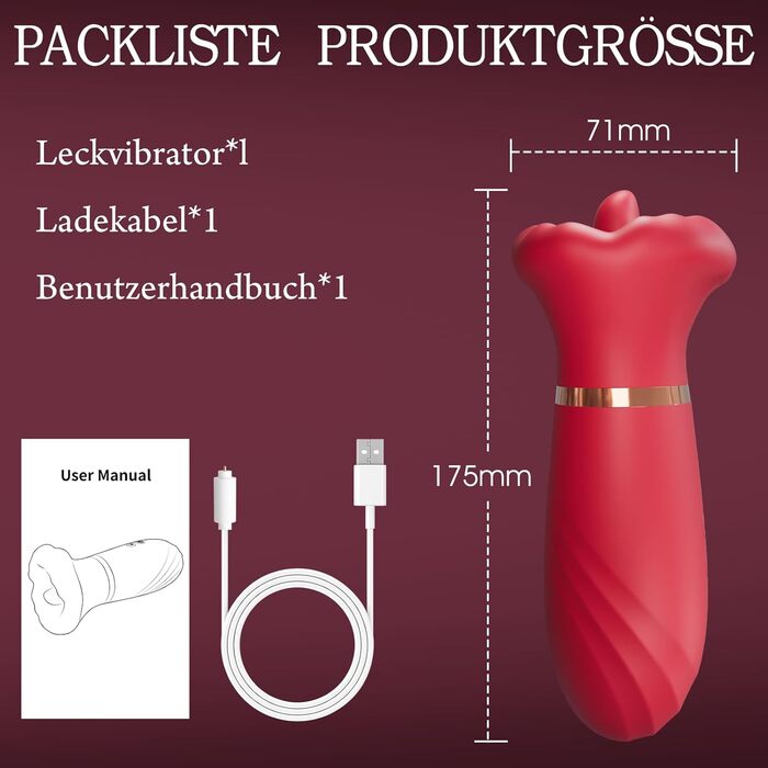 Вібратор для жінок з 10 режимами вібрації та 10 режимами стимуляції, G-spot вібратор для інтимної насолоди