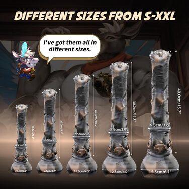 Анальний плагін Nothosaur HUNTER JACK 23.5 см для пар: сталевий, з ременем, для чоловіків та жінок