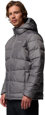 Чоловіча зимова куртка-пуховик Columbia Fiveile Butte™ II з капюшоном, City Grey, розмір XL