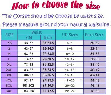 Корсет жіночий KUOSE з нагрудником, великі розміри S-6XL, чорний (34-36)