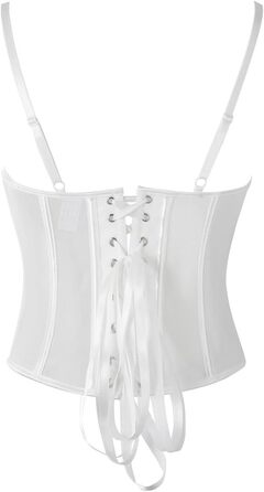 Топ-корсет жіночий у стилі Ренесанс з сітчастими вставками для вечірніх образів, побачень, осінньої моди, милий кроп-топ для вечірки, клубу, танк з корсетним шнуруванням (#11-weiß, XS)