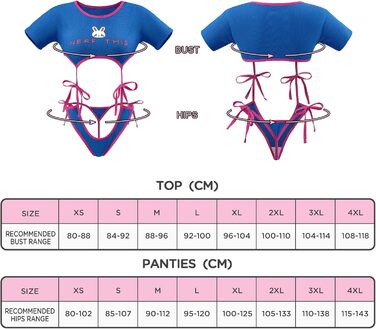 Комплект жіночої піжами з бавовни LittleForBig: бра-топ та трусики з мереживом, спортивний стиль, блакитний, 3XL