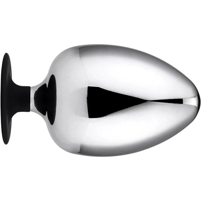 Анальний плаг GeRRiT з нержавіючої сталі, еліптичної форми, для масажу простати та стимуляції, унісекс (S)