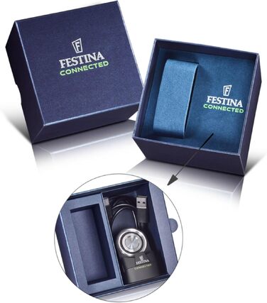 Смарт-годинник Festina Connected світло-зеленого кольору
