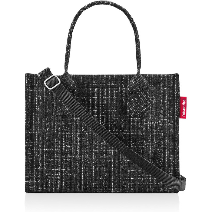 Жіноча сумка-кросбоді reisenthel daily shopper XS прямокутна, чорна букле