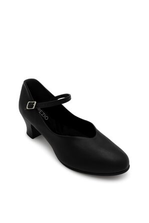 Жіночі танцювальні туфлі для характерного танцю Capezio Jr. Footlight, чорні