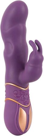 Вібратор Rabbit-Vibrator ORION - інтенсивна стимуляція клітора та G-точки, тиха робота, текстурована поверхня, фіолетовий колір