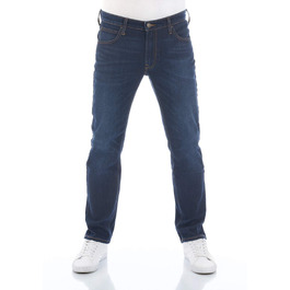 Чоловічі джинси Lee Daren Regular Fit Stretch, прямий крій, темно-сині, 36W/32L