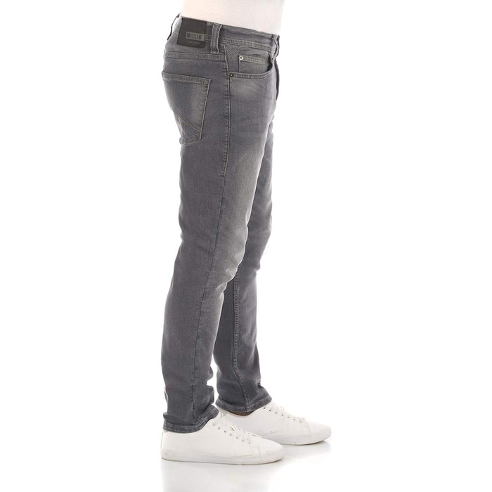 Чоловічі джинси MUSTANG Vegas Slim Fit з еластичним денімом, сірі (44W / 34L)