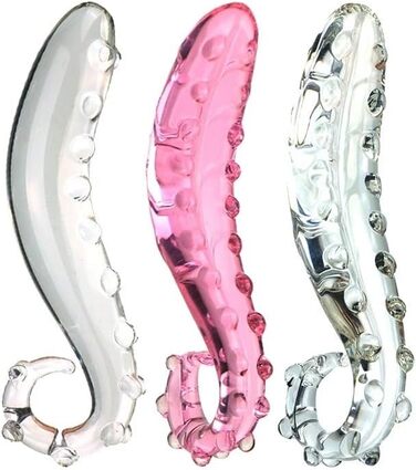 Анальний масажер зі скла, перлини для ануса, стимулятор простати, сексуальні іграшки для дорослих, стимулятор G-точки, прозорий