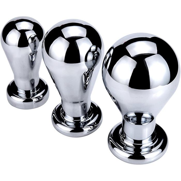 Анальний плагін Soarvlorfy з металу, великий розмір, з кристалами, для масажу G-точки та простати, анальні дилататори, іграшки для дорослих, срібло, L