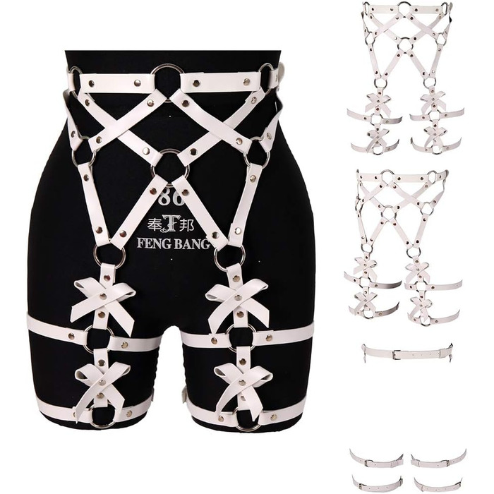 Жіночий корсет-зачіп з PU шкіри, чорний, стимпанк, корсет з ремінцями