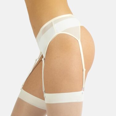 Італійські мереживні панчохи-стрінги Calzitaly, чорні, білі, слонова кістка, великі розміри, MADE IN ITALY, універсальний розмір