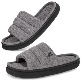 Чоловічі відкриті капці VeraCosy з ефектом пам'яті (Memory Foam), сірі, розмір 42/43 EU