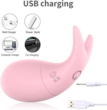 Вібратор з дистанційним керуванням та додатком, 10 режимів вібрації, для жінок, портативний, для стимуляції G-точки, для пар, рожевий
