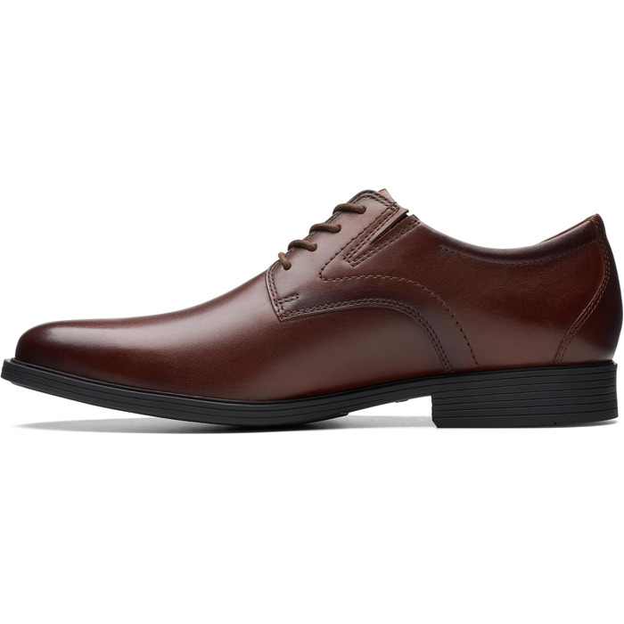 Чоловіча шкіряна кепка Clarks Whiddon, колір махагон (розмір 40 EU)