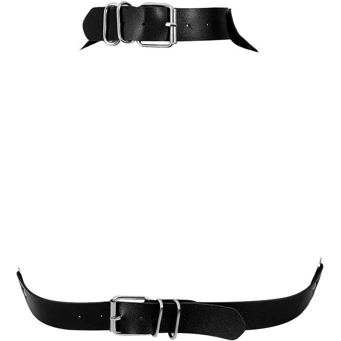 Корсет-нагрудник з шкіри для жінок PETMHS, чорний, готичний стиль