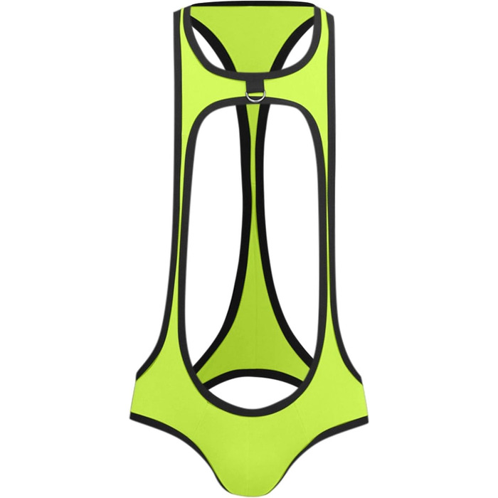 Боді для чоловіків SRZYMJ: спортивний костюм для фітнесу та тренувань, Y-подібний вигин спини, комплект чоловічих трусів (A5-М'ятний, M)