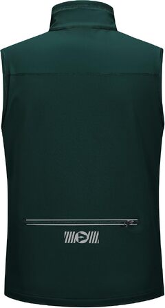 Чоловічий жилет Softshell Outdoor Ventures для велосипеда та активного відпочинку, водонепроникний (XL, темно-зелений)