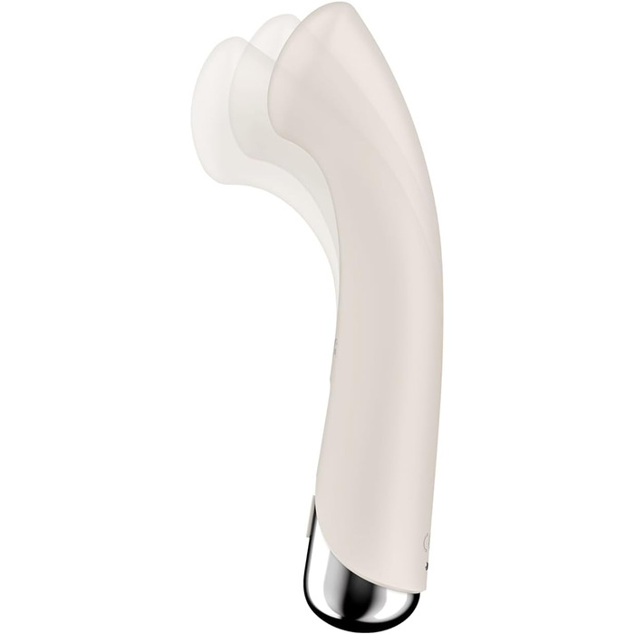 Вібратор для жіночих статевих органів Satisfyer Spinning G-Spot 1, білий | 16,5 см | 12 вібрацій та 5 програм обертання | Водонепроникний (IPX7)