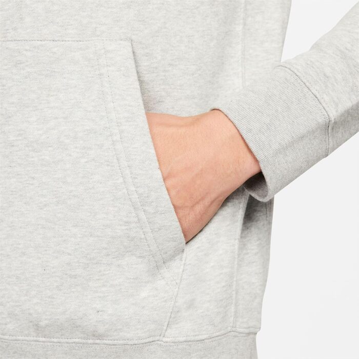 Чоловіча спортивна толстовка Nike Park 20 з капюшоном та блискавкою, темно-сіра (Dk Grey Heather/Black)