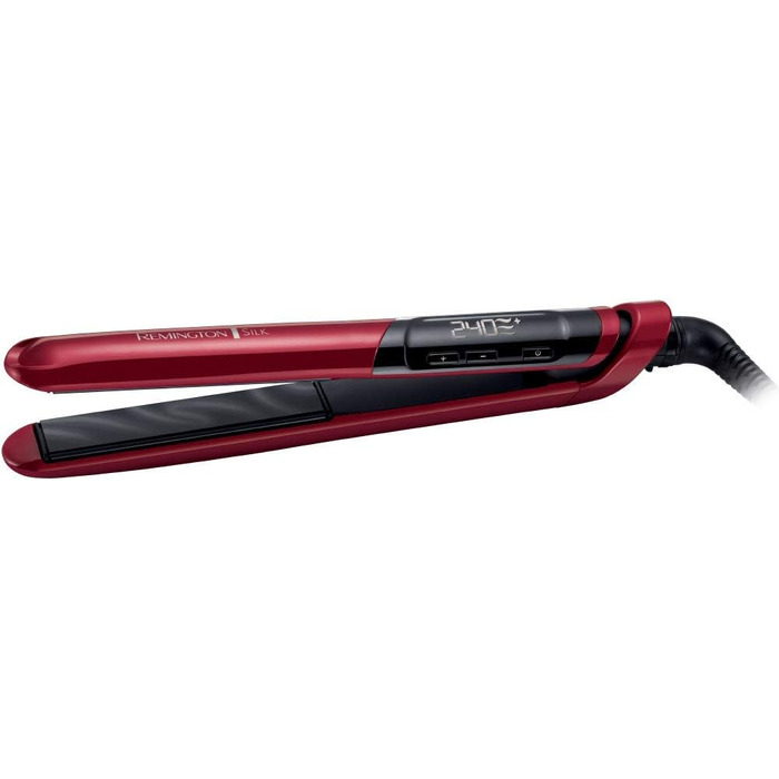 Випрямляч для волосся Remington Silk S9600 з керамічним покриттям та шовковими протеїнами, LCD-дисплей, 150-235°C