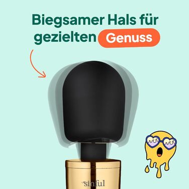 Масажер для тіла Luxy Silver (Gold) - бездротовий вібратор для жінок з 10 режимами, вологостійкий