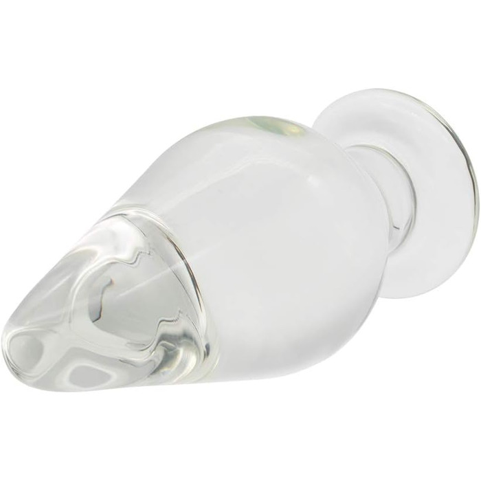 Анальний розширювач зі скляним конусом Kristall, 7.5 x 16 см для жінок та чоловіків