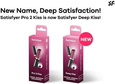 Вібратор Satisfyer Deep Kiss | Інтимна іграшка для жінок | Deep Pulse | Стимуляція клітора | Інструменти жіночого велнес | 3x10 програм