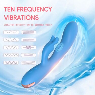 Вібратор для жінок Rabbit з 10 режимами вібрації, стимулятор клітора та G-точки, рожевий | Інтимні іграшки для дорослих