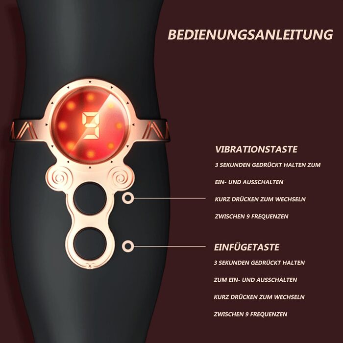 Вібратор для жінок з 9 режимів вібрації, подвійна вібрація, сексуальні іграшки для дорослих