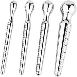 Розширювач сечоводу з нержавіючої сталі Seckoe для чоловіків (XL) - дилататор, катетер, сонда, масажер простати, секс-іграшка