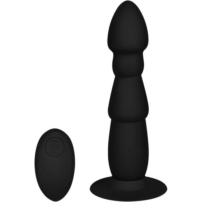 Анальний вібратор з пультом дистанційного керування | Водостійкий (IPX7) аналплаг для чоловіків та жінок | Гнучке секс-іграшка | 10 режимів вібрації | Анальний плаг з силікону | 20 см