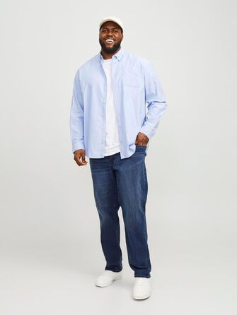 Чоловічі джинси Jack & Jones JJIGLENN Original CB 815 NOOS, синій денім, 34W / 32L