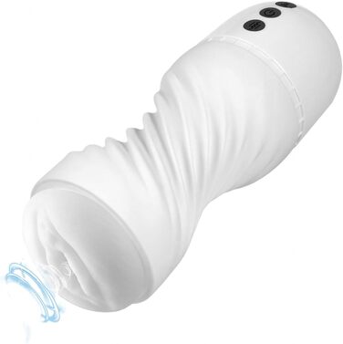 Електричний мастурбатор для чоловіків, чаша з 10 режимами вібрації та 10 режимами насосу. Іграшка для дорослих, автоматичний вібратор для чоловіків