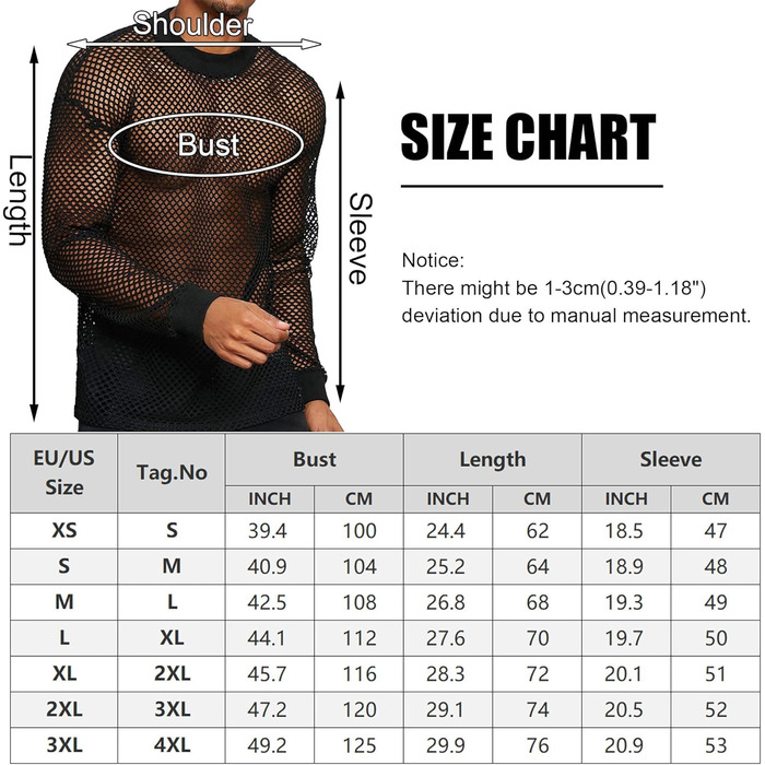 Чоловіча сітчаста сорочка/сітка, блискуче прозоре т-подібне мереживне сорочко з короткими рукавами, клубний стиль, літня мереживна кофта - XS-3XL, чорний S