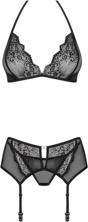 Бюстгальтер Obsessive M819 (S-M, чорний, на бретелях)