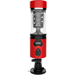 Електричний мастубатор-чаша з 5 телескопічними режимами та 3 швидкостями. Автоматичний мастубатор для чоловіків. Секс-іграшка для чоловіків