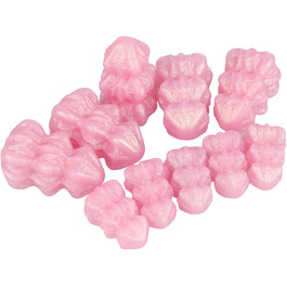 Анальні кульки з рідкого силікону Soarvlorfy (3 шт.) - стимулятори G-точки та простати, рожеві, M