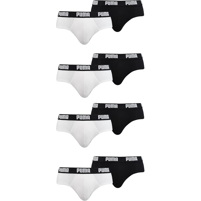 Труси чоловічі Puma Basic (8 шт.) - чорний/білий (M)