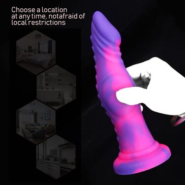 Силіконовий анальний дildo Kuaecr 5 Arten з сильним присоском для стимуляції G-точки. Підходить для жінок та чоловіків.