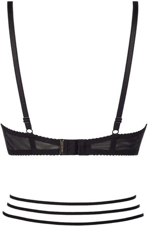 Axami: Колготки з латексу 75D, чорні - Peek a Boo BH