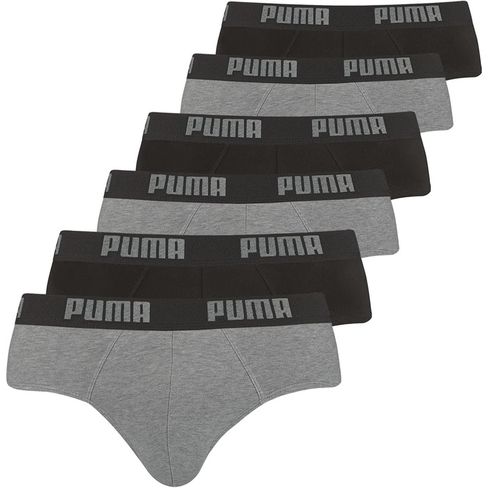 Сліпери чоловічі PUA 6 шт. (L, -691 Темно-сірий меланж / Чорний)