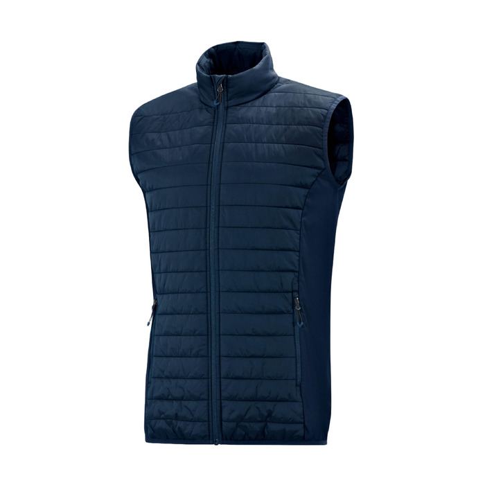 Чоловічий утеплений жилет JAKO Corporate Teamwear з еластичними вставками, синій, розмір XL