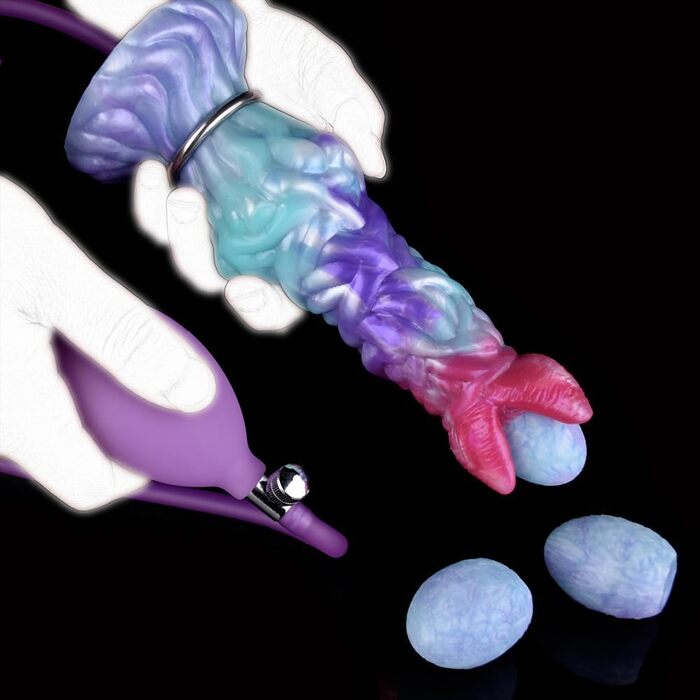 Анальний вібратор-яйце Lmgoc з пневматичним приводом, набір 5 шт. з силікону, для стимуляції G-точки та простати