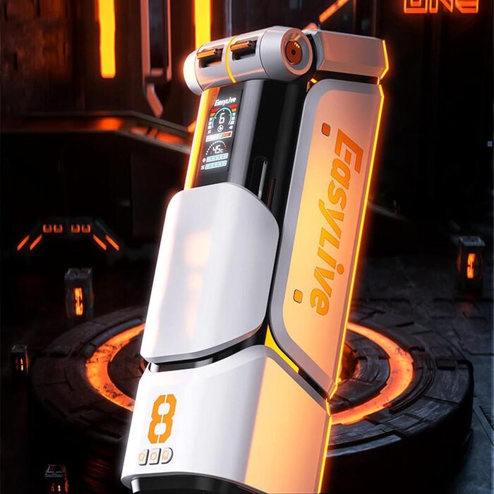 Електричний мастурбатор для чоловіків з 8 рівнями телескопічності та 5 режимами вібрації - ABS+PC+Гума+TPE