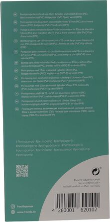Power Penispumpe Fröhle PP020 – Прозора стандартна помпа для ерекції (1 шт.)