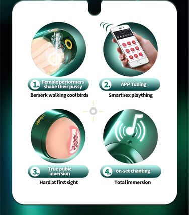 Електричний мастурбатор з дистанційним керуванням через APP для чоловіків, реалістичний, тихий, автоматичний. Мастурбаційний стакан, стимулятор пеніса, еротична іграшка для чоловіків